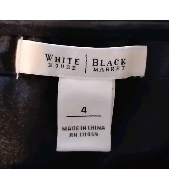 White House Black Market Black Lace Halter Neck Dress Women's Size 4 Cocktail - Picture 4 of 5